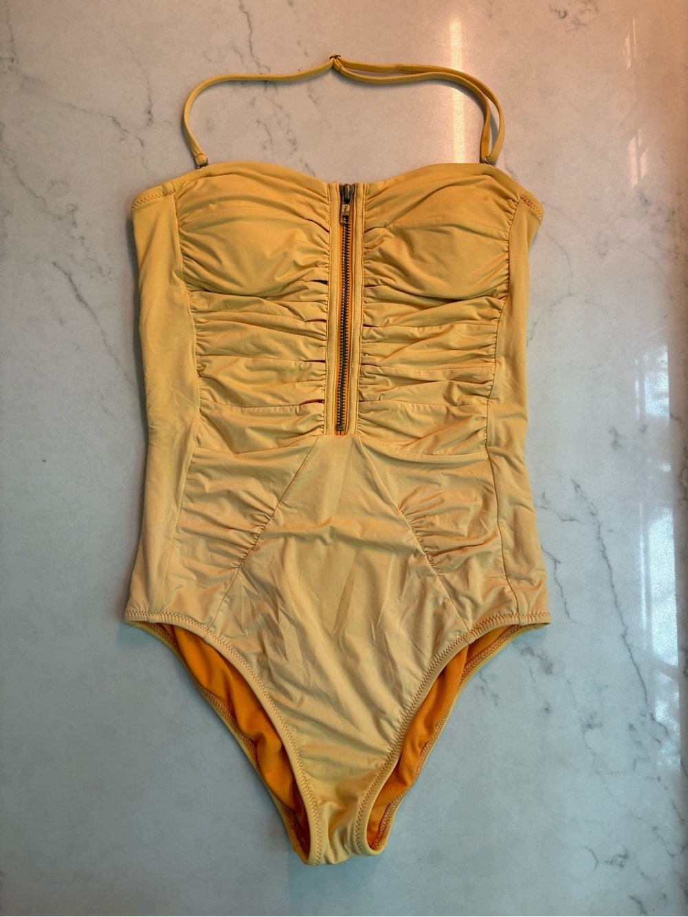 Women’s One-Piece Swimsuit with Front Zip